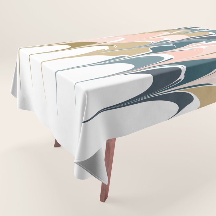 Zen Abstract Shapes Tablecloth Gallery Image 1