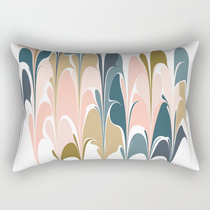 Zen Abstract Shapes Rectangular Pillow Gallery Image 2