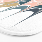 Zen Abstract Shapes Bath Mat Gallery Image 3