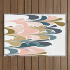Zen Abstract Shapes Outdoor Rug Gallery Image 1