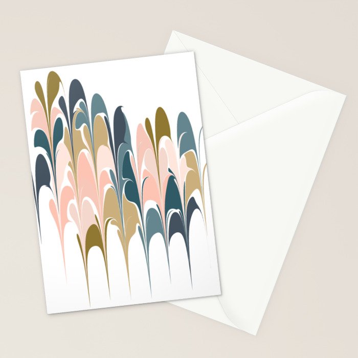 Zen Abstract Shapes Stationery Card Gallery Image 2