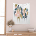 Zen Abstract Shapes Wall Tapestry Gallery Image 2