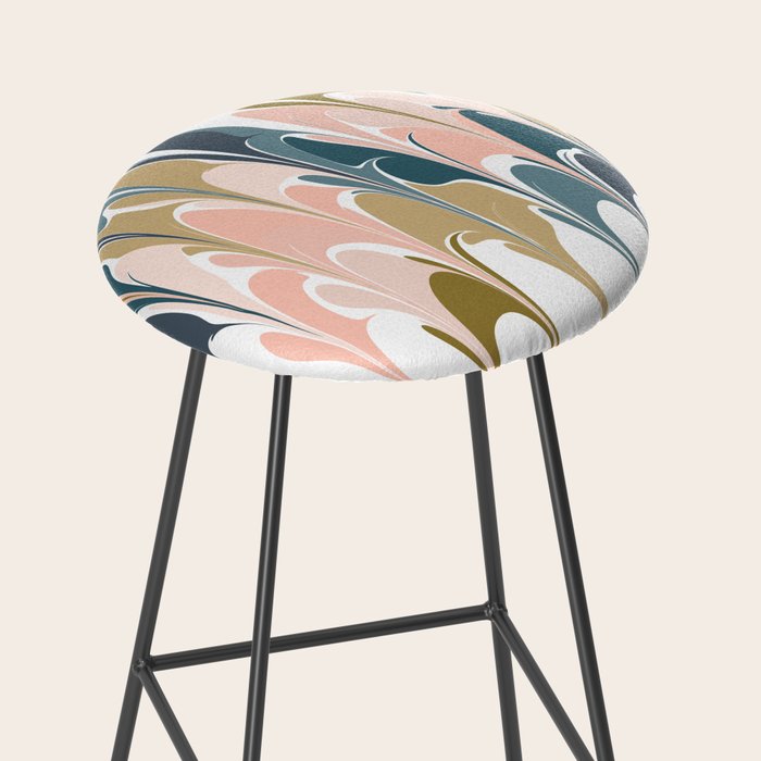 Zen Abstract Shapes Stool Gallery Image 2