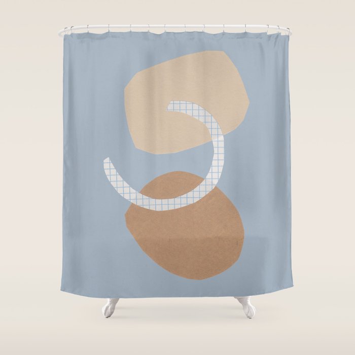 Three Shapes #2 Shower Curtain Gallery Image 1