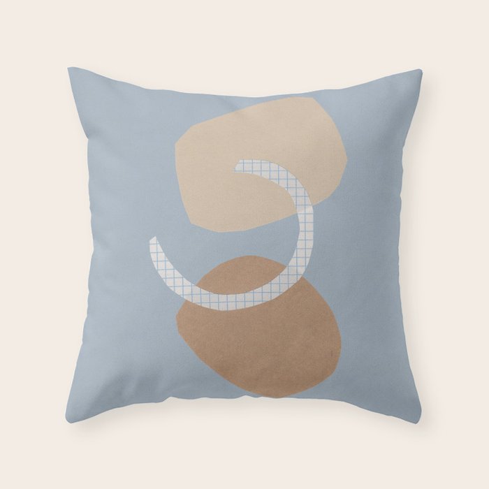 Three Shapes #2 Throw Pillow Gallery Image 6