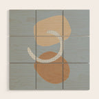Three Shapes #2 Wood Wall Art Gallery Image 1