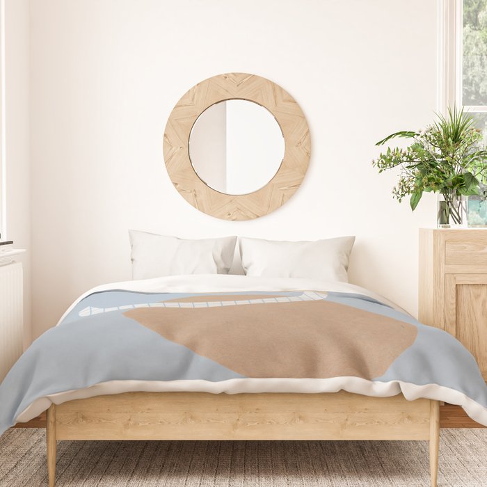 Three Shapes #2 Duvet Cover Gallery Image 3