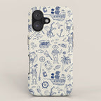 Pirate Play - Cream iPhone Case Gallery Image 1