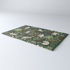 Ugly Medieval Cats Millefleur Rug Gallery Image 3