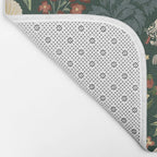 Ugly Medieval Cats Millefleur Bath Mat Gallery Image 2