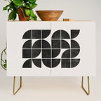 Mid-Century Modern No.35 - Woodblock Print Credenza Gallery Image 1