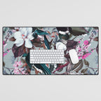 Floral and Birds XXIV Desk Mat Gallery Image 1