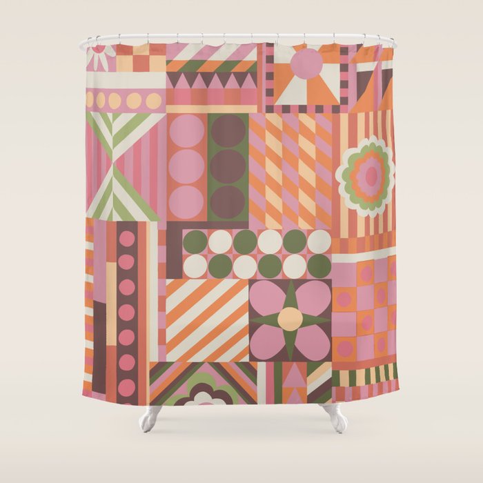 Composition 1 Shower Curtain Gallery Image 1