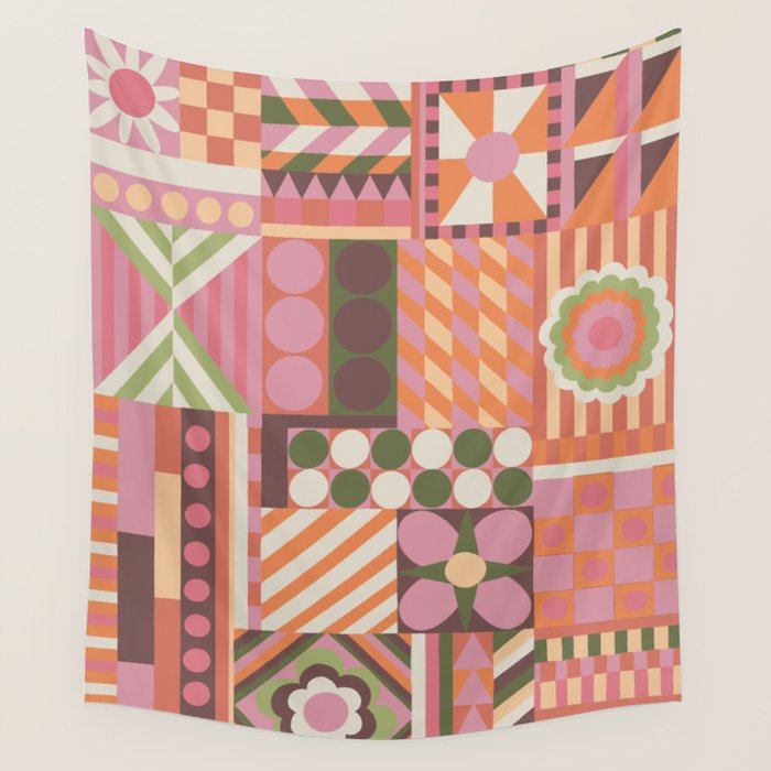 Composition 1 Wall Tapestry Gallery Image 4