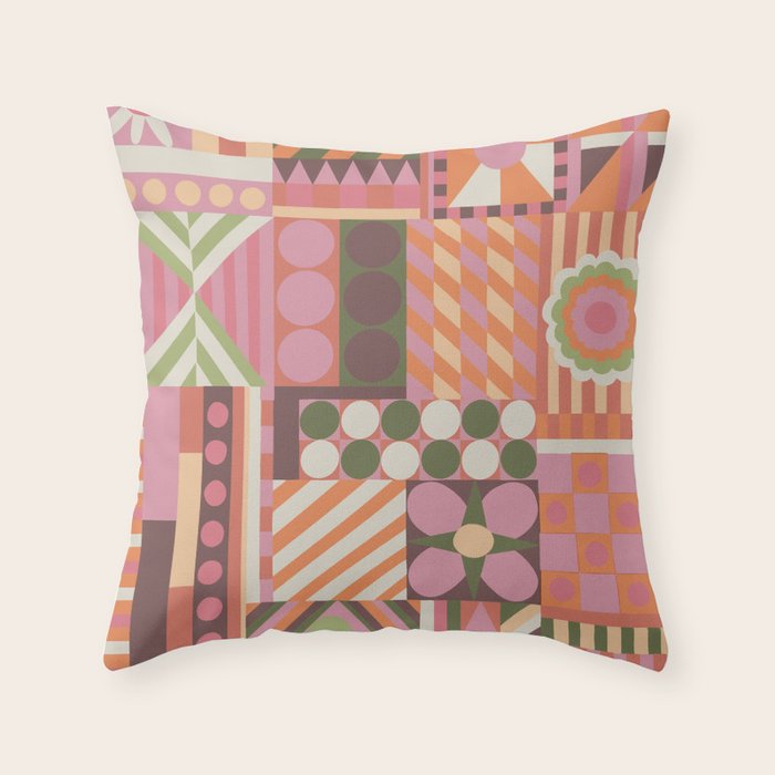 Composition 1 Throw Pillow Gallery Image 6