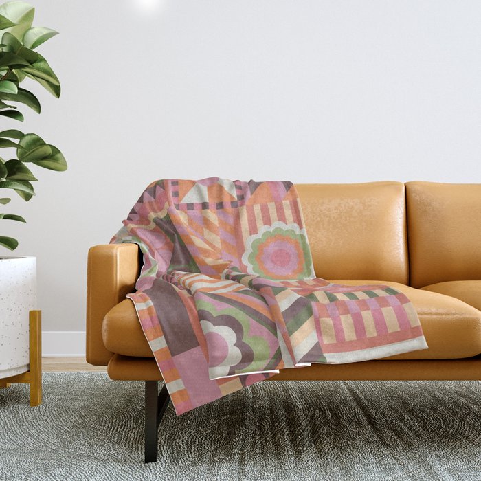 Composition 1 Throw Blanket Gallery Image 1