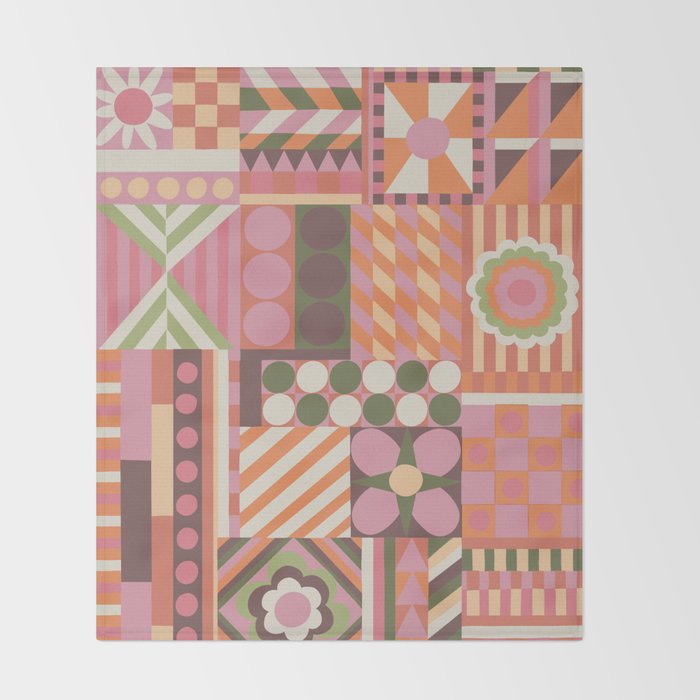 Composition 1 Throw Blanket Gallery Image 2