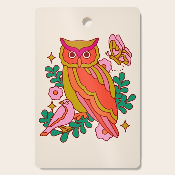 Owl Perch Cutting Board Gallery Image 1