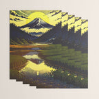 Prayer - A Contemporary Ukiyo-e Nature Landscape Wrapping Paper Gallery Image 3
