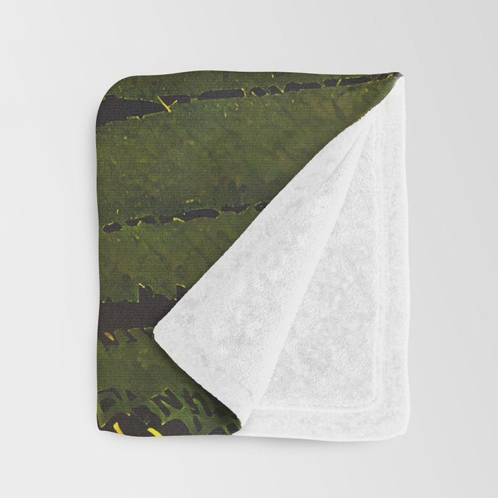 Prayer - A Contemporary Ukiyo-e Nature Landscape Throw Blanket Gallery Image 3