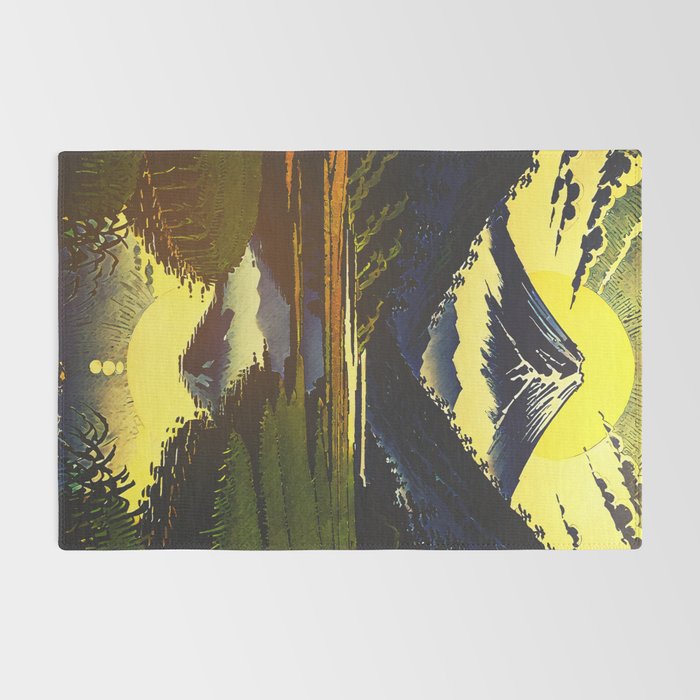 Prayer - A Contemporary Ukiyo-e Nature Landscape Rug Gallery Image 2