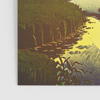 Prayer - A Contemporary Ukiyo-e Nature Landscape Poster Gallery Image 3