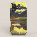 Prayer - A Contemporary Ukiyo-e Nature Landscape iPhone Case Gallery Image 1