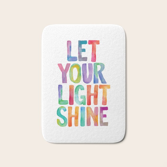 Let Your Light Shine Bath Mat Gallery Image 1