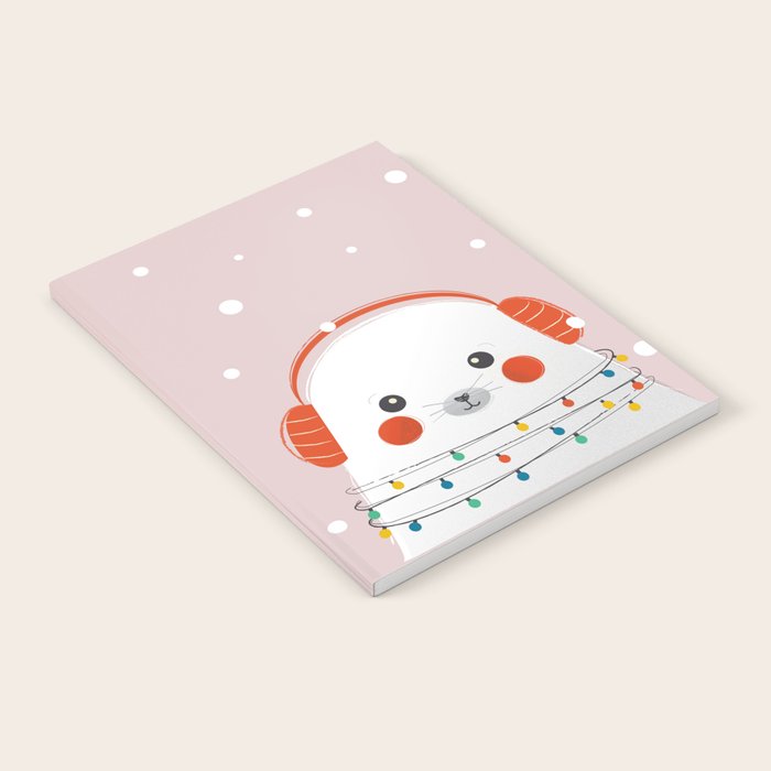 Christmas Animals - Cute Seal Notebook Gallery Image 2