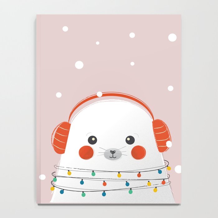 Christmas Animals - Cute Seal Notebook Gallery Image 4