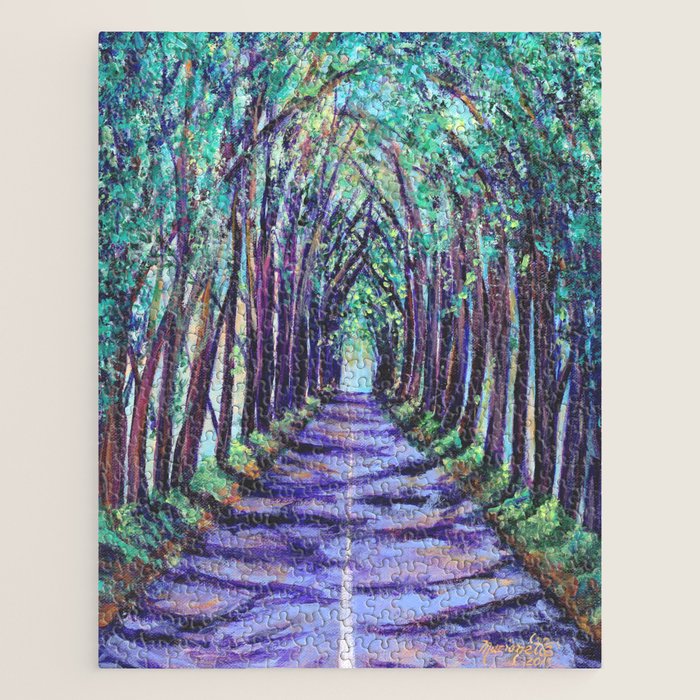 Kauai Tree Tunnel Jigsaw Puzzle Gallery Image 1