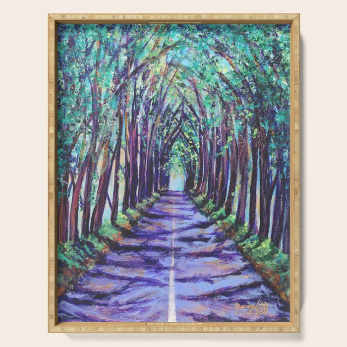 Kauai Tree Tunnel Serving Tray Gallery Image 1