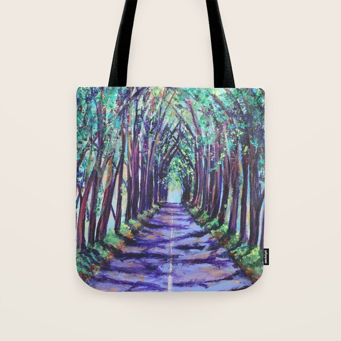 Kauai Tree Tunnel Tote Bag Gallery Image 1