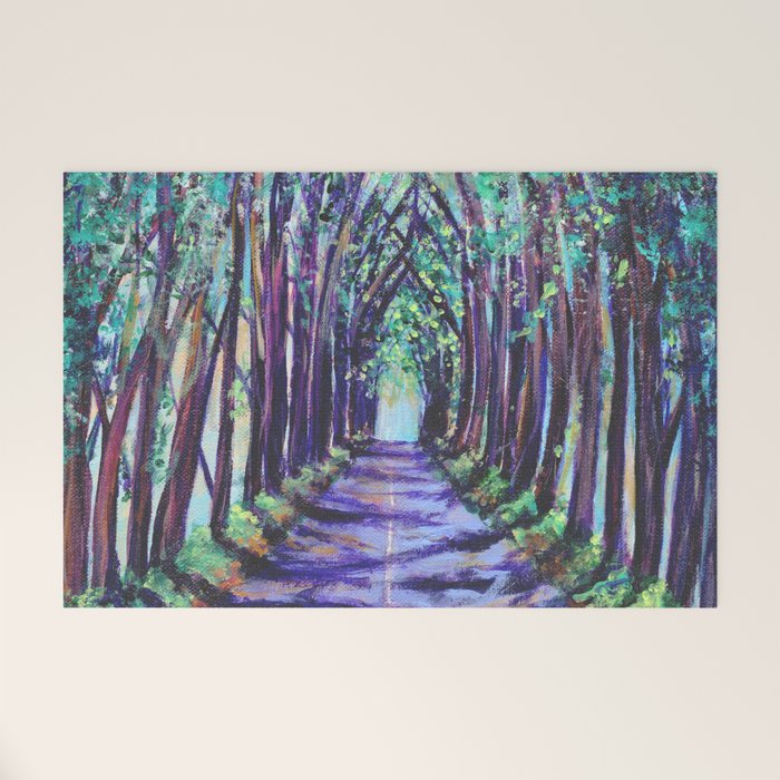 Kauai Tree Tunnel Welcome Mat