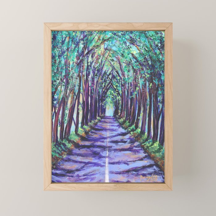 Kauai Tree Tunnel Mini Art Print