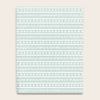 Modern Boho Mudcloth on Aqua Mint  Notebook Gallery Image 4