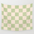 CHECKER - 001 - Sage Wall Tapestry Gallery Image 4