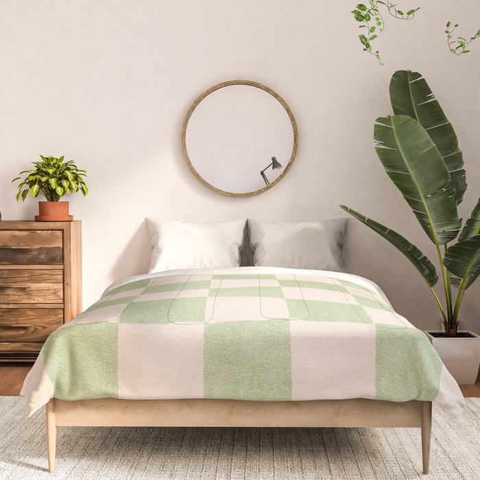 CHECKER - 001 - Sage Comforter Gallery Image 3