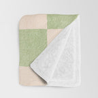 CHECKER - 001 - Sage Throw Blanket Gallery Image 3