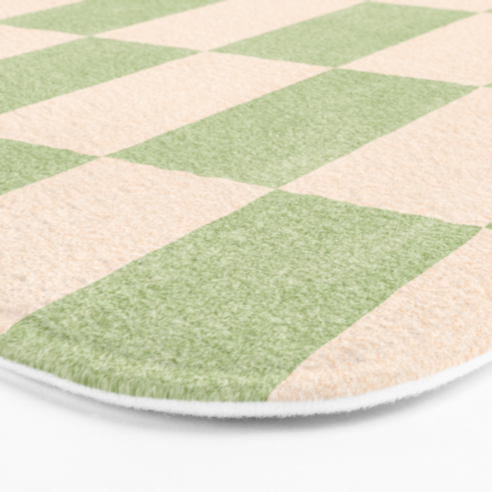 CHECKER - 001 - Sage Bath Mat Gallery Image 3