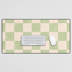CHECKER - 001 - Sage Desk Mat Gallery Image 1