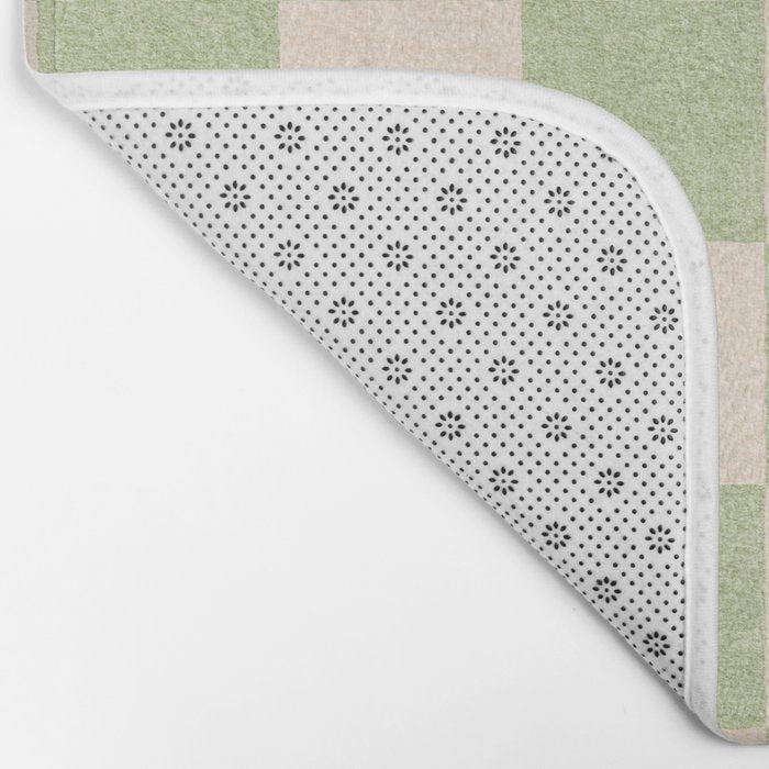 CHECKER - 001 - Sage Bath Mat Gallery Image 2