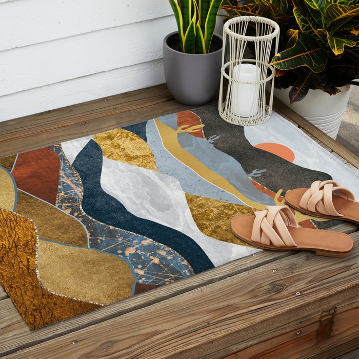 Desert Cold Outdoor Rug Gallery Image 2
