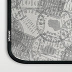 Vintage Wisconsin Milwaukee Travel Stamp Pattern Laptop Sleeve Gallery Image 3