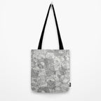 Vintage Wisconsin Milwaukee Travel Stamp Pattern Tote Bag Gallery Image 2