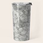 Vintage Wisconsin Milwaukee Travel Stamp Pattern Travel Mug Gallery Image 2