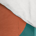 Mid Century Modern Turquoise Rectangles Comforter Gallery Image 4