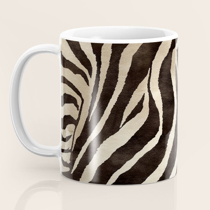 Zebra Stripes African Pattern Coffee Mug Gallery Image 3