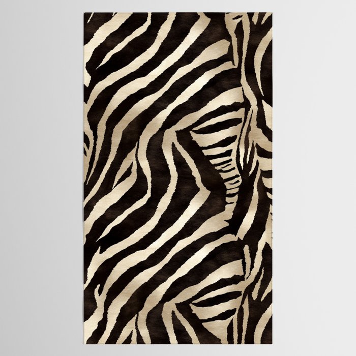 Zebra Stripes African Pattern Tablecloth Gallery Image 2