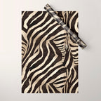 Zebra Stripes African Pattern Wrapping Paper Gallery Image 1